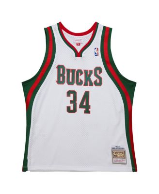 Men's Giannis Antetokounmpo White Milwaukee Bucks 2013/14 Hardwood Classics Swingman Jersey