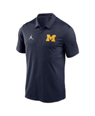 Men's Navy Michigan Wolverines Primetime Franchise Performance Polo Shirt