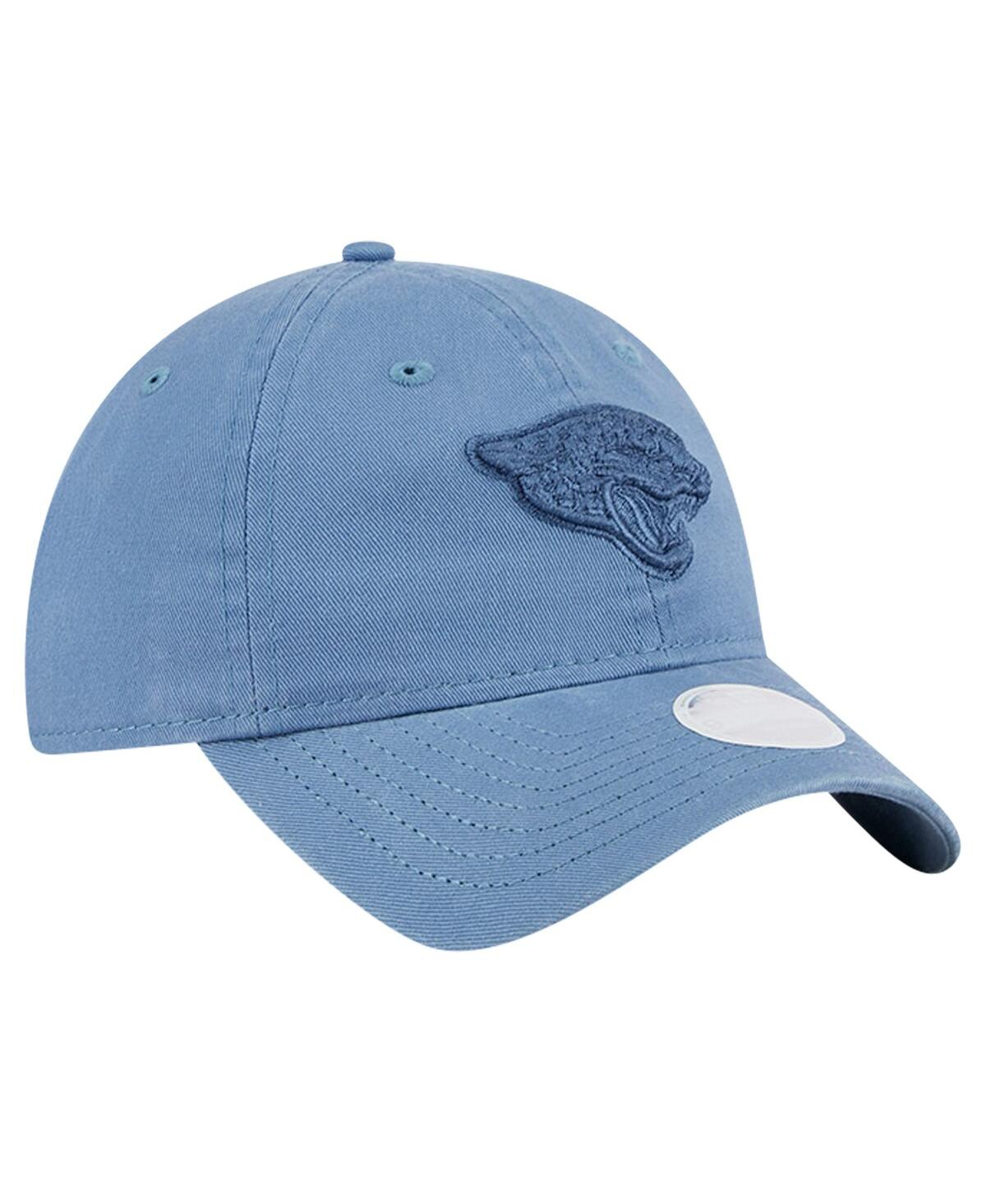 New Era Women's Blue Jacksonville Jaguars Color Pack 9twenty Adjustable Hat In Blue