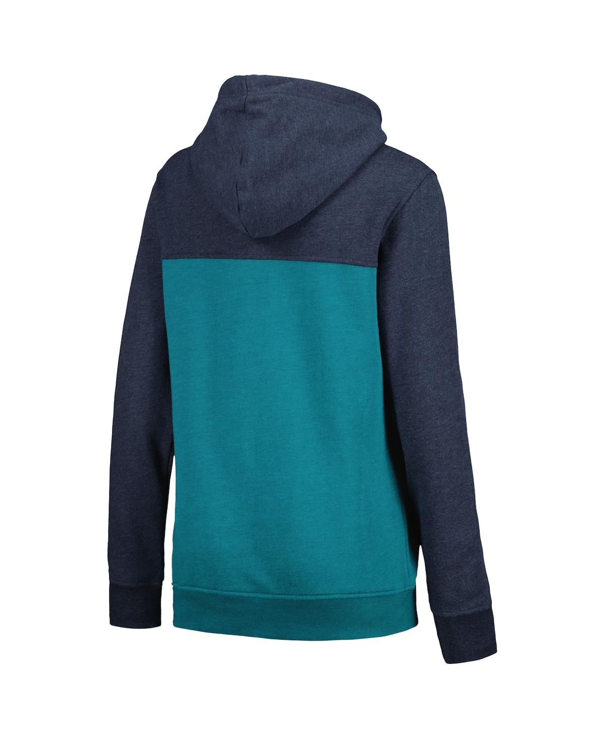 New Era Women'sSeattle Mariners Color Block Full-Zip Hoodie Jacket - Navy