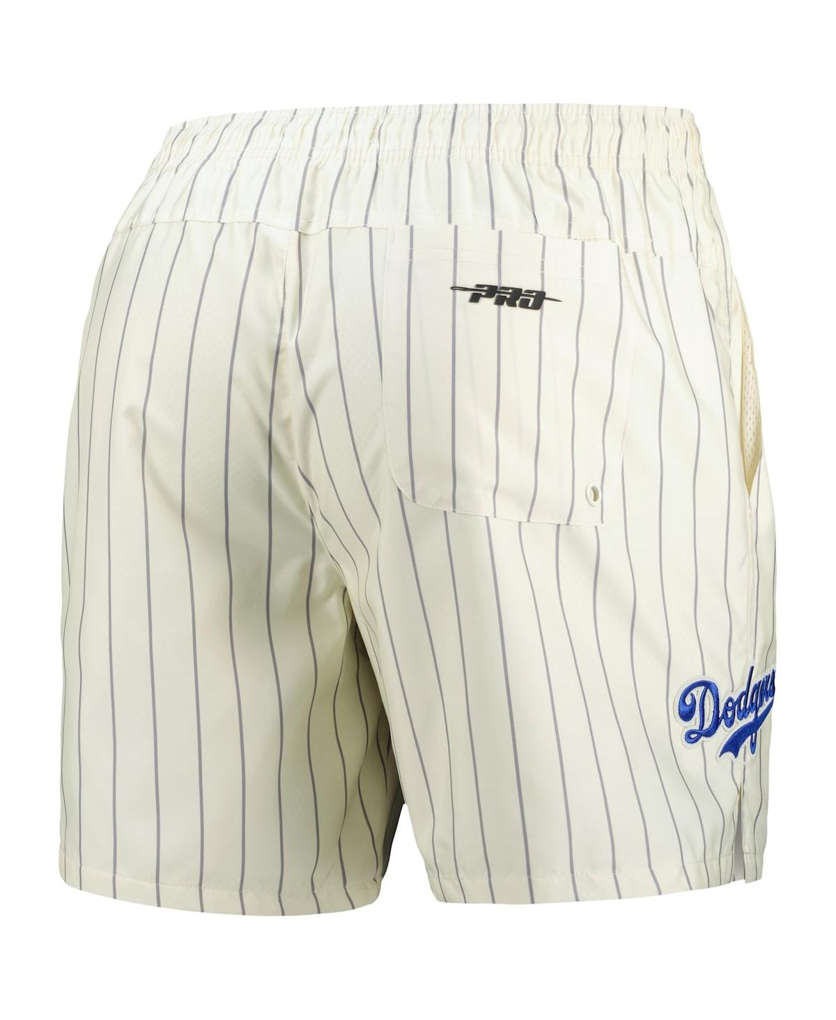 Shop Pro Standard Men's Cream Brooklyn Dodgers Cooperstown Collection Pinstripe Retro Classic Woven Shorts