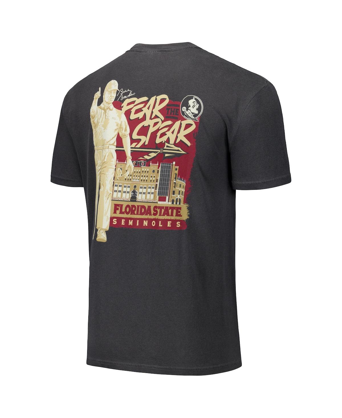 Image One Men's and Women'sFlorida State Seminoles Hyper Local Statue Stadium Nation T-Shirt - Black