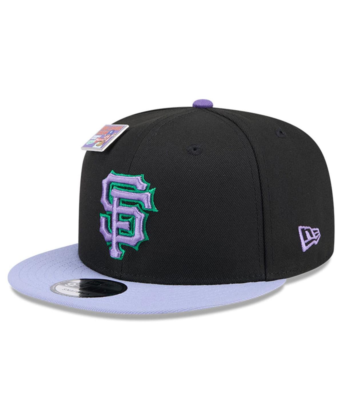 New Era Men'sPurple San Francisco Giants Grape Big League Chew Flavor Pack 9FIFTY Snapback Hat - Black, Purple