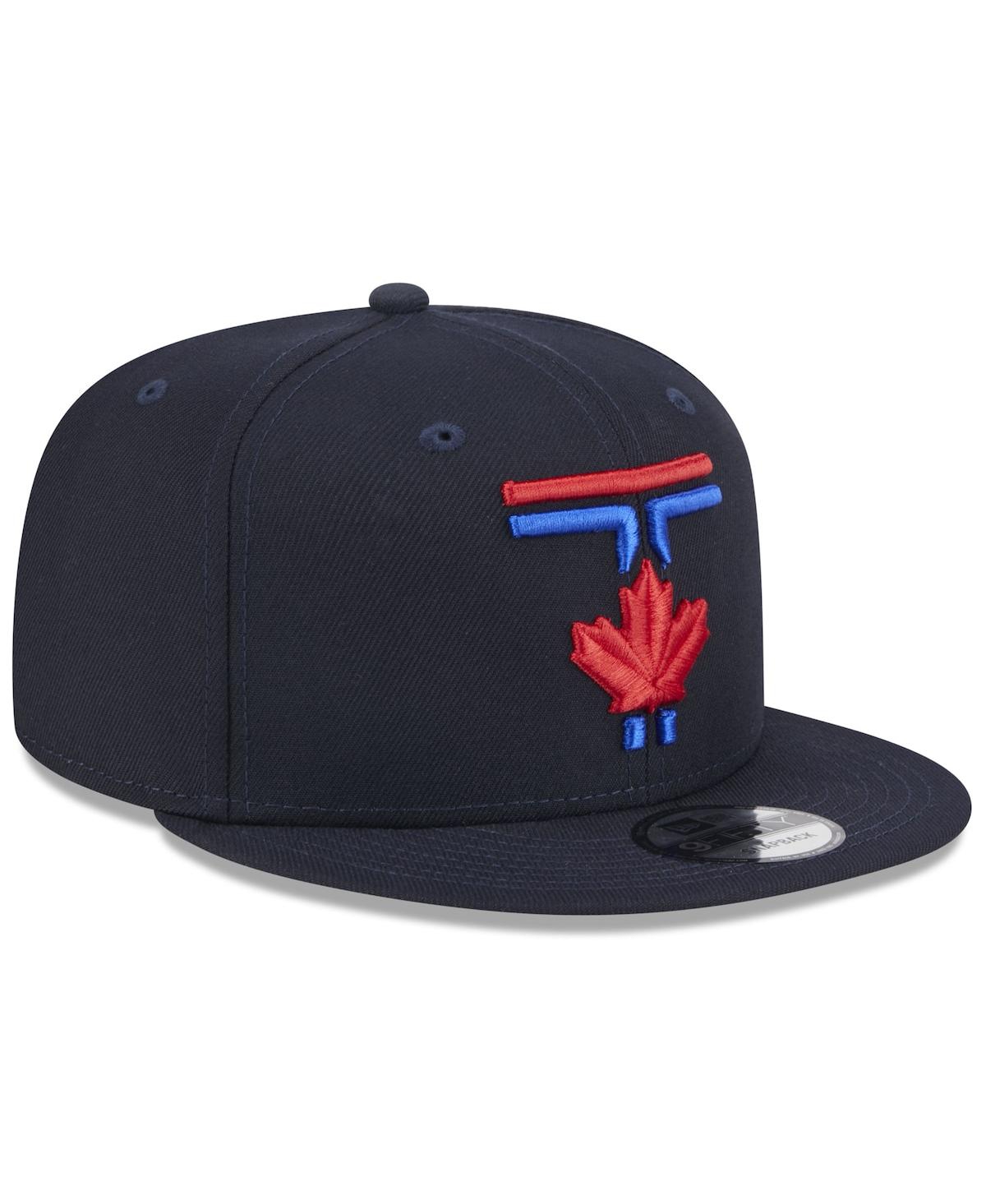 New Era Men's Navy Toronto Blue Jays 2024 City Connect 9fifty Snapback Hat In Navy