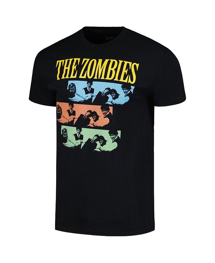 Manhead Merch Men's Black The Zombies Greatest Hits Photo Graphic T ...