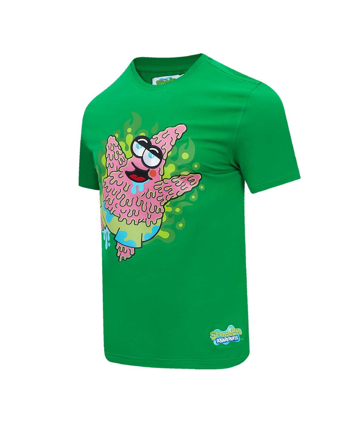 Freeze Max Men's Kelly Green Spongebob Squarepants Krustypants Patrick Star T-shirt In Kelly Green