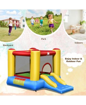 Inflatable Bouncer Kids Slide Bounce House  without Blower