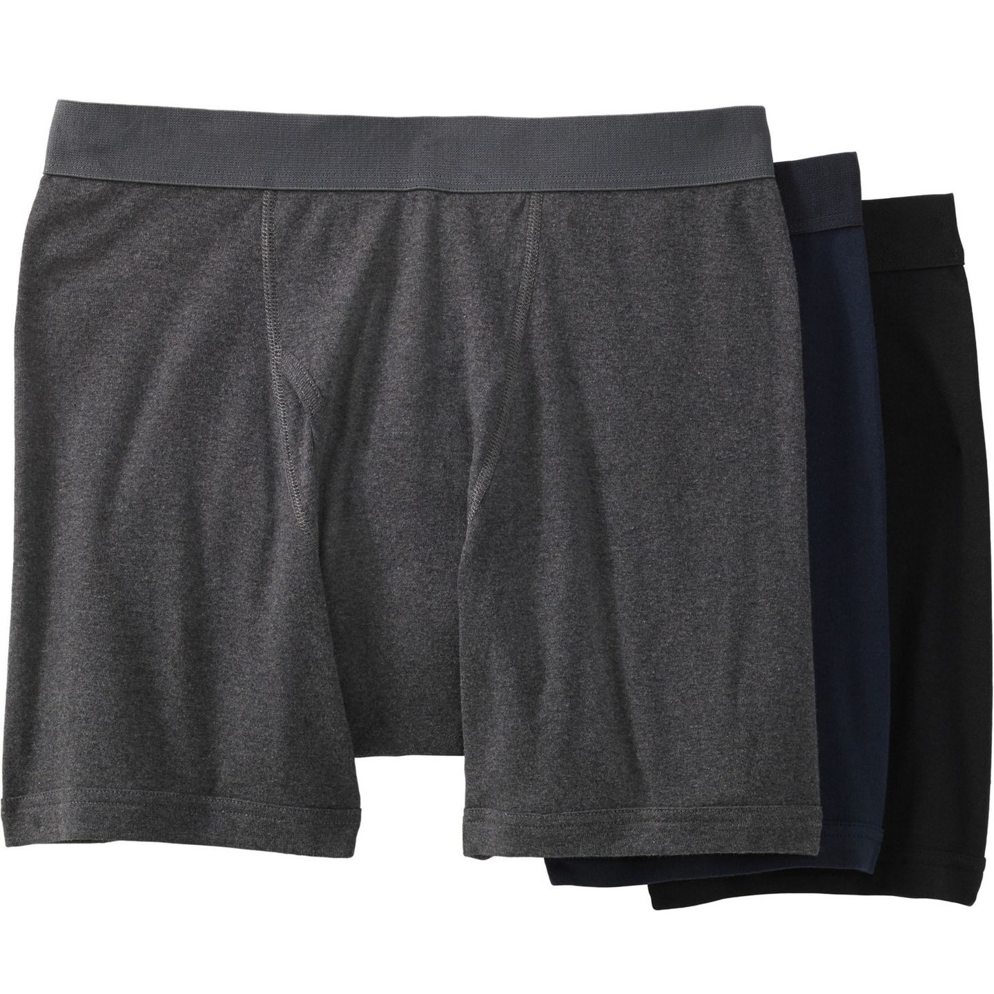 Трусы-брифы Mid-Length для мужчин, хлопок, 3 шт. — KingSize, цвет: Assorted Basic — фото 1