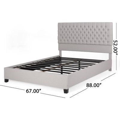 Streamdale Queen Upholstered Bed with Button-Tufted Headboard