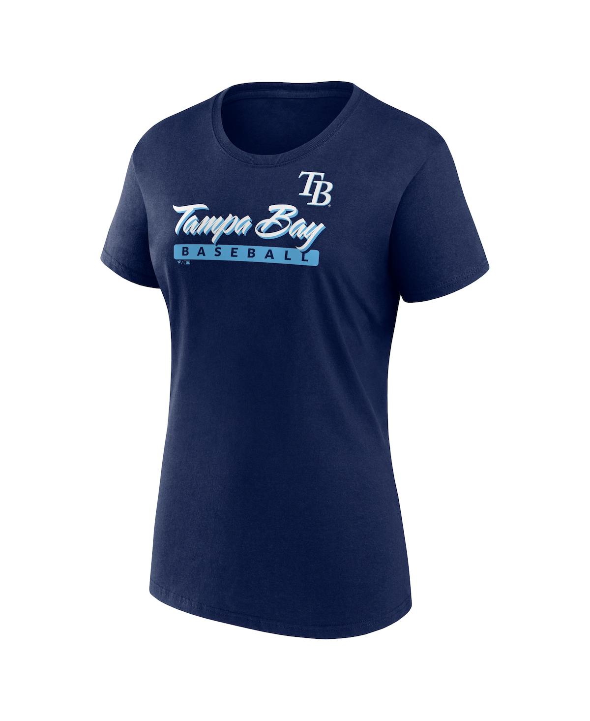 Fanatics Women's Tampa Bay Rays Risk Combo Pack T-Shirt - Light Blue