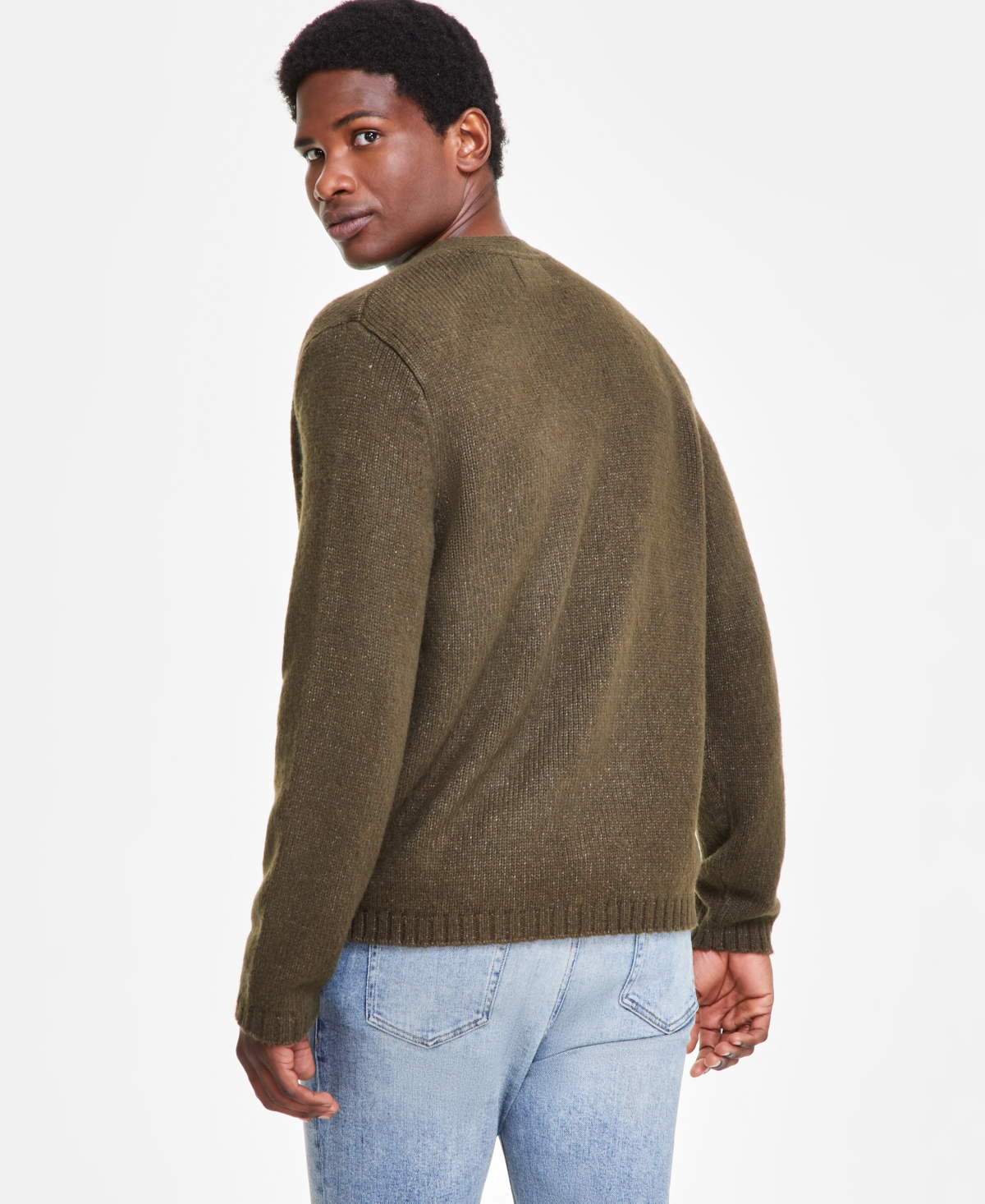 Sun + Stone Men's Cozy Long-Sleeve Cardigan, Created for Macy's