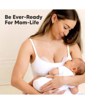 14pk Organic Nursing Pads, Reusable Nipple Pads for Breastfeeding, Washable Breast Pads + Wash Bag