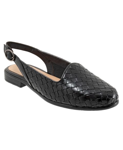 Женские балетки Trotters Lea Flat, цвет: Чёрный