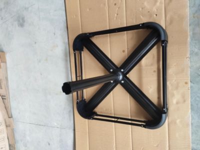 15ft Double-Sided Market Umbrella with Crank Lift for Ample Shade