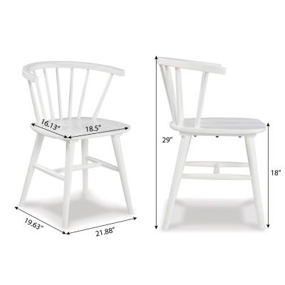 Windsor Spindle Back Dining Chairs (Set of 2)