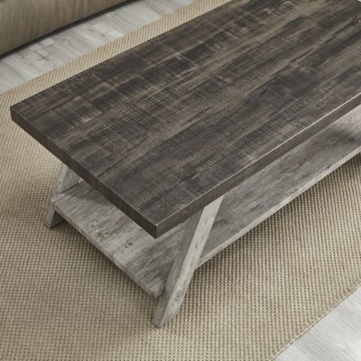 3-Piece Weathered Coffee Table Set