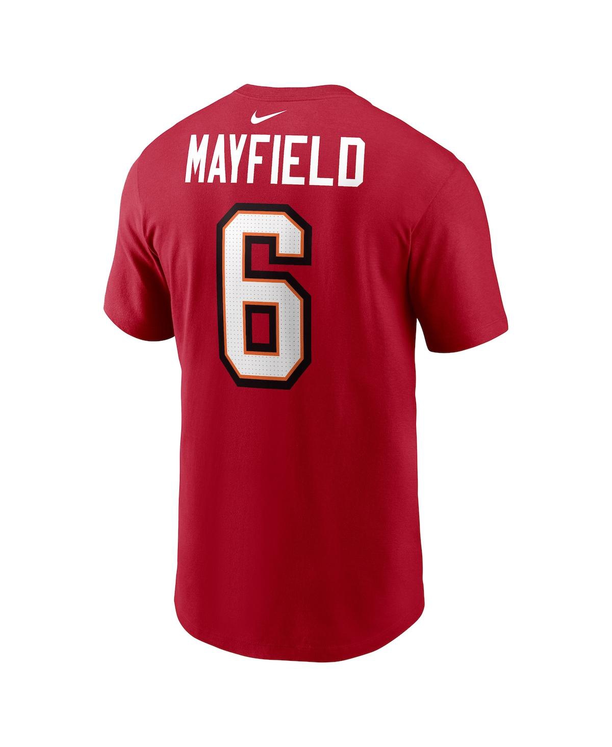 Nike Men's Baker MayfieldTampa Bay Buccaneers Player Name Number T-Shirt - Red