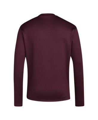 Men's Maroon Mississippi State Bulldogs Reverse Retro Baseball Script Pullover Sweatshirt