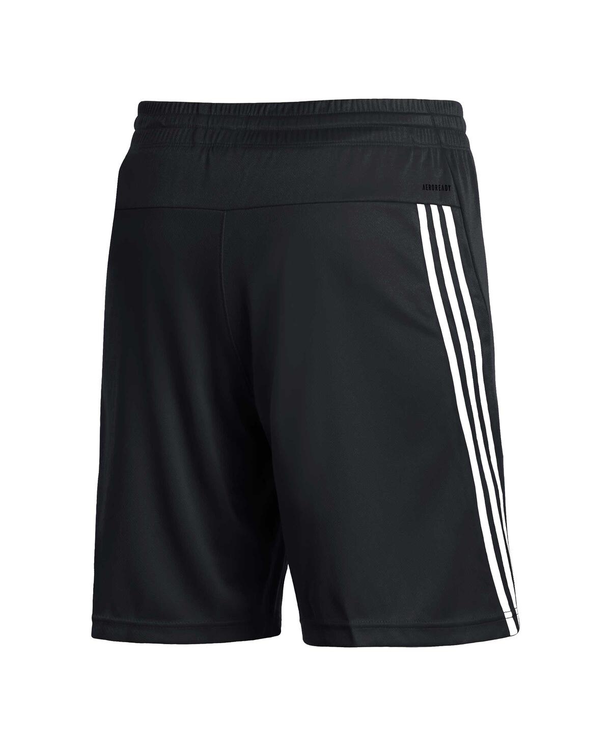 Adidas Men'sMexico National Team Club Crest Three-Stripe Aeroready Shorts - Black