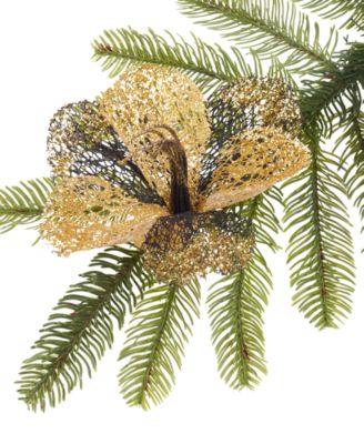 Holiday Lane - Shine Bright Flower Cluster Clip Ornament