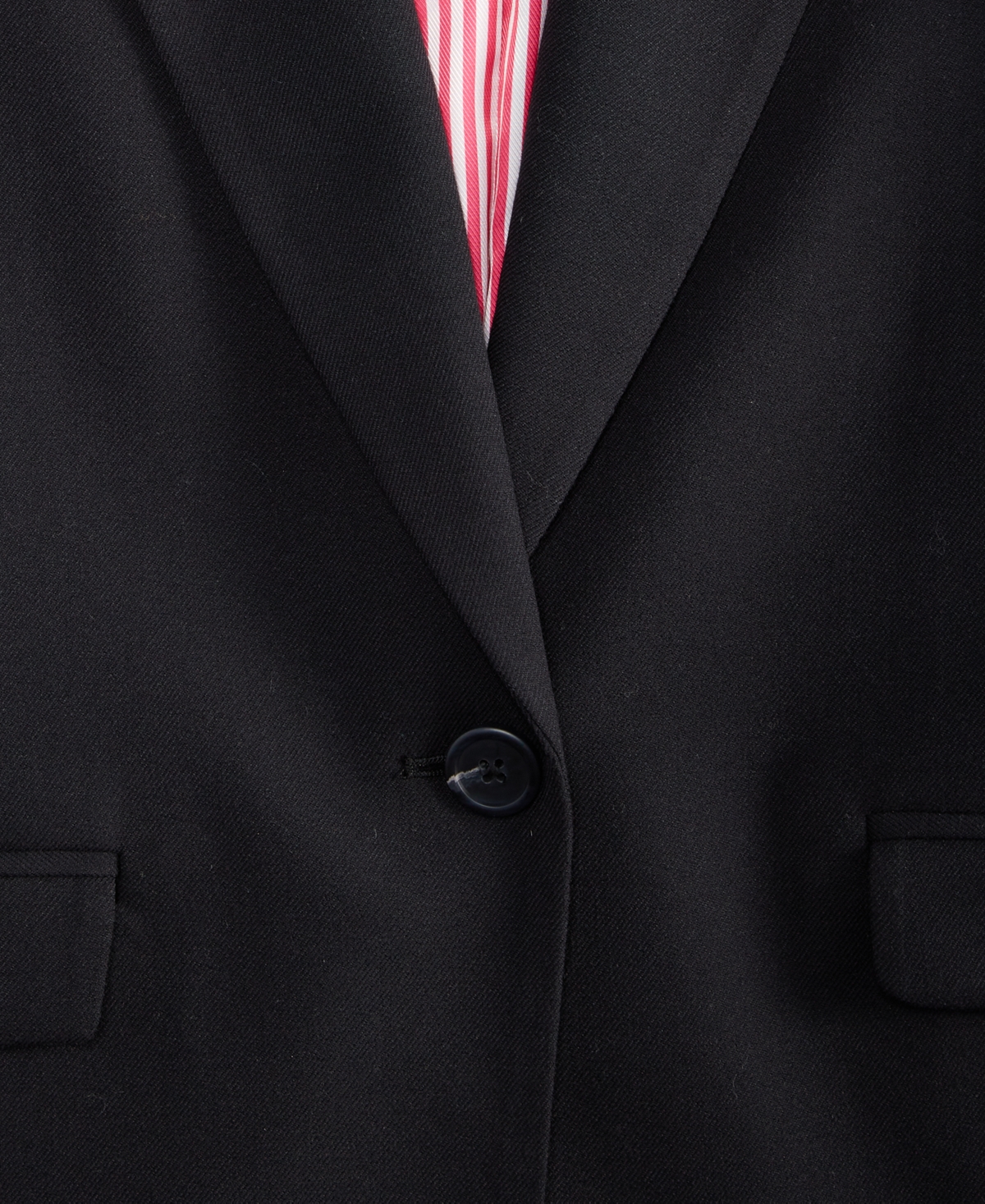 Shop On 34th Women's Solid Boyfriend Blazer, Created For Macy's In Deep Black
