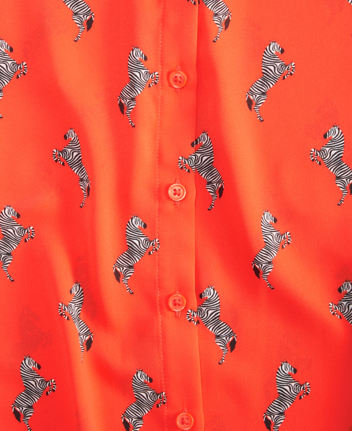 ON 34TH WOMEN'S BUTTON-FRONT CREPE SHIRT, CREATED FOR MACY'S 