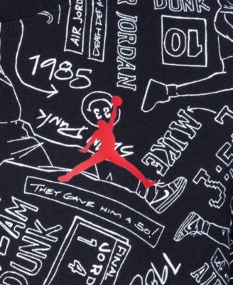 Big Boys Sneaker School 23 Printed Tee