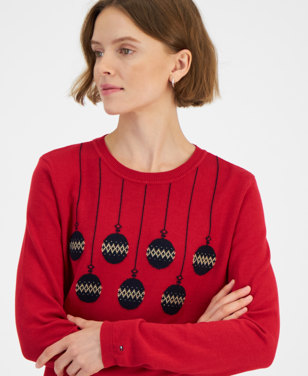 Tommy Hilfiger Women's Ornament Graphic Sweater