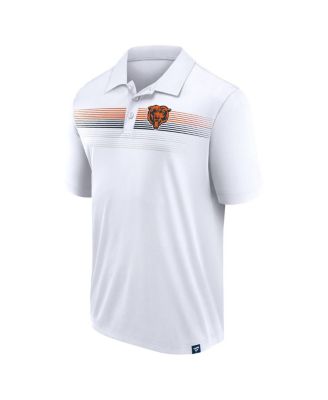 Men's White Chicago Bears Big Tall Sublimated Polo