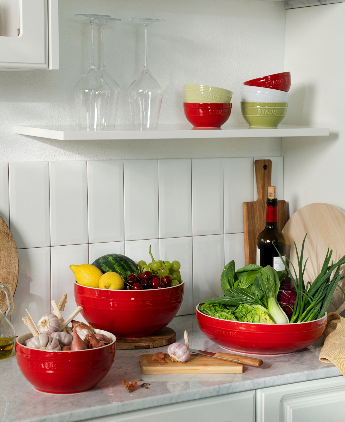 STAUB NESTED MIXING BOWLS, SET OF 2 