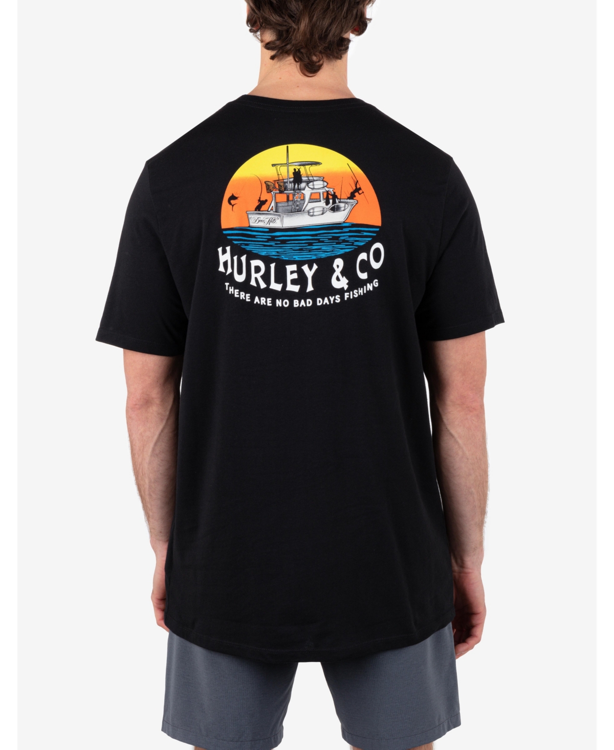 Men's Everyday Heavy Nets Short Sleeve T-Shirt - Black