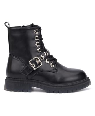 Little Girls Star Bright Combat Boots