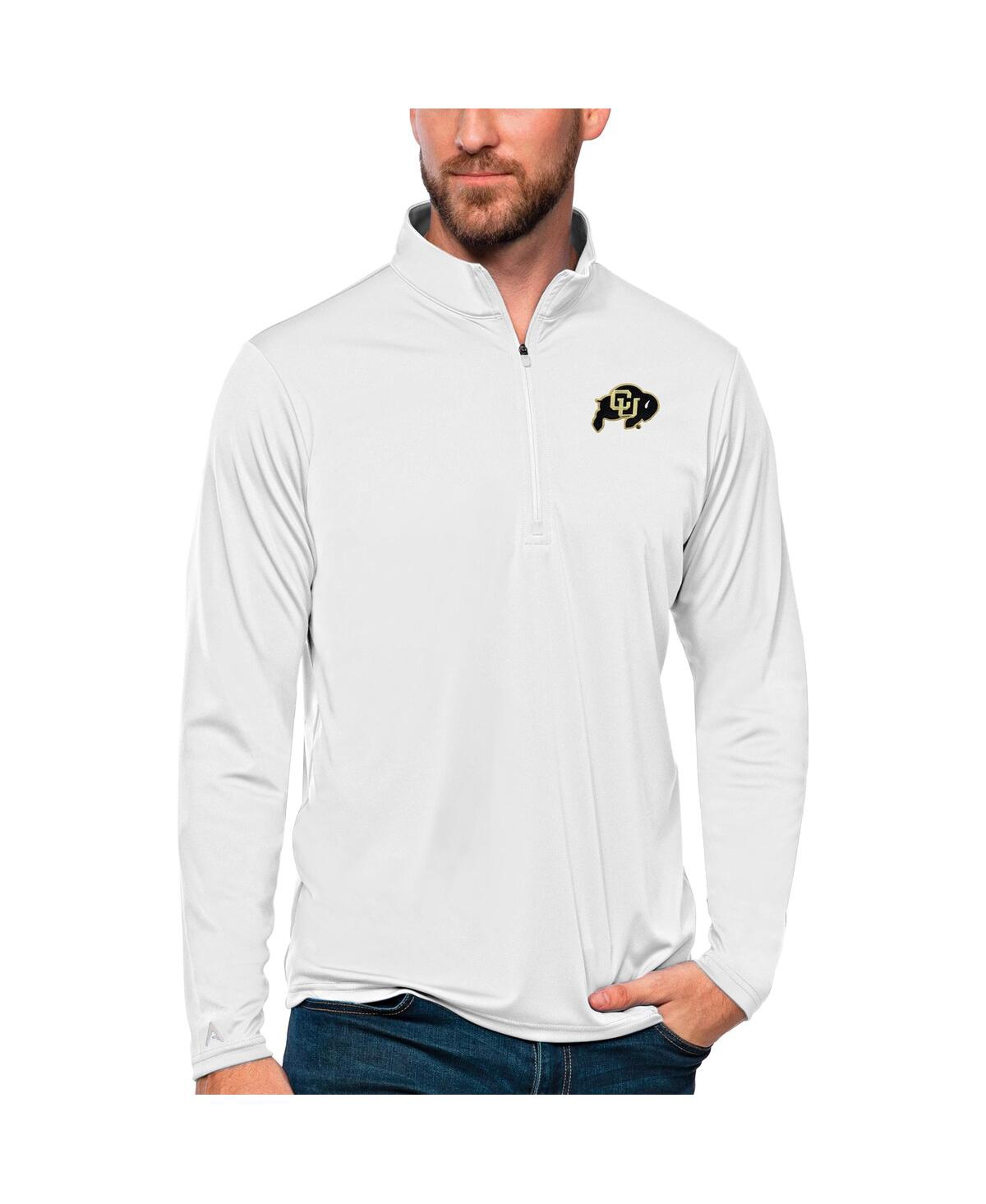 Men's White Colorado Buffaloes Tribute Quarter-Zip Top - White