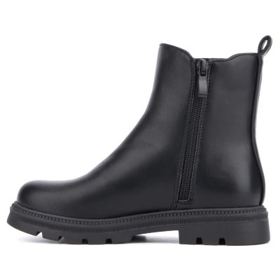 Little Girls Half Moon Combat Boots