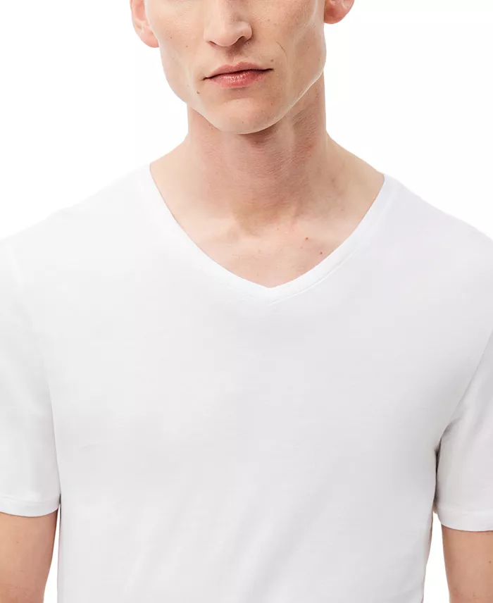 Men's Slim-Fit V-Neck Undershirts, 3-Pack - thumbnail 4