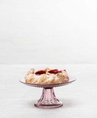Jupiter Pink 8.5" Cake Stand and Dome Set