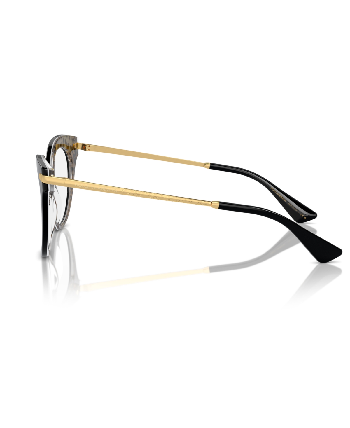 Dolce & Gabbana Women's Eyeglasses, Dg3392 In Havana On White Barrow