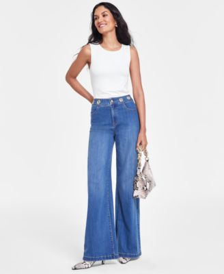 I.N.C. International Concepts Women s Grommet Waistline Jeans Created for Macy s Macy s