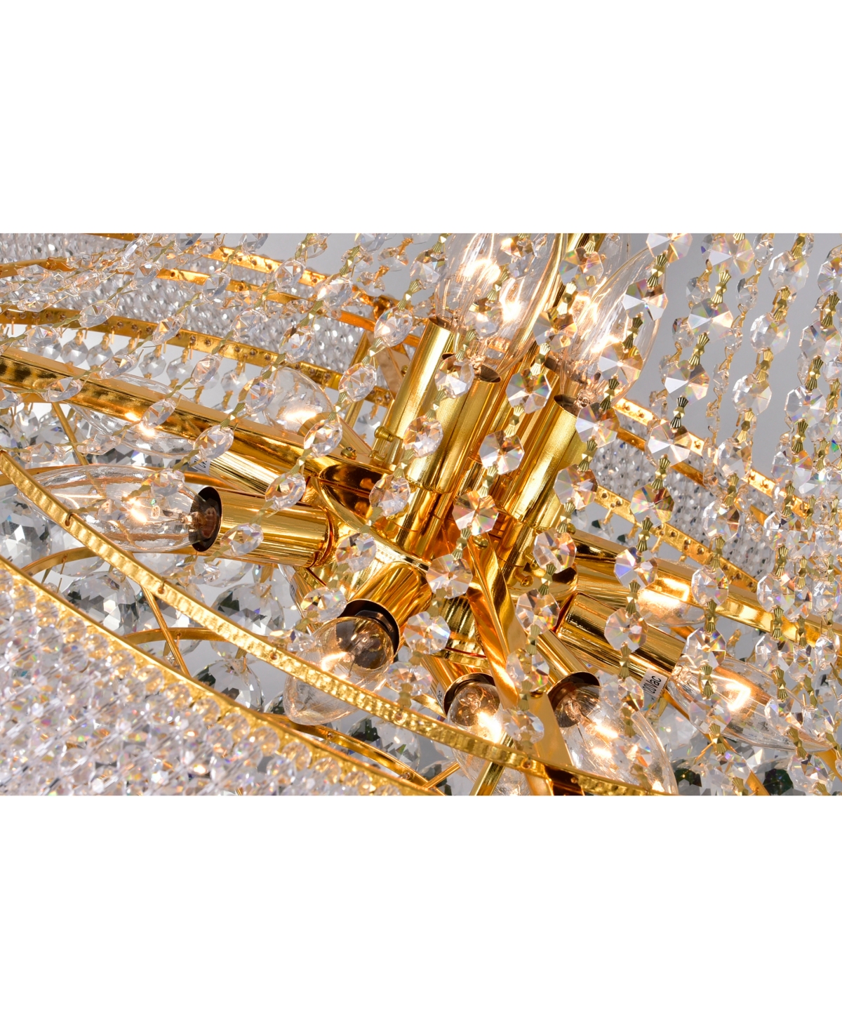 Shop Cwi Lighting Empire 17 Light Down Chandelier In Gold