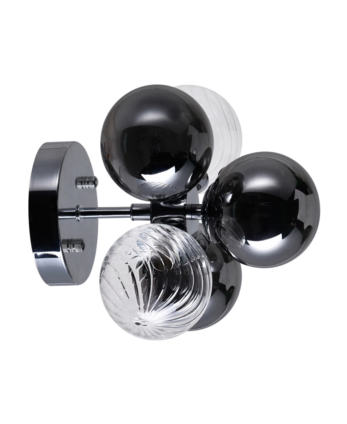 Cwi Lighting Pallocino 3 Light Sconce In Chrome