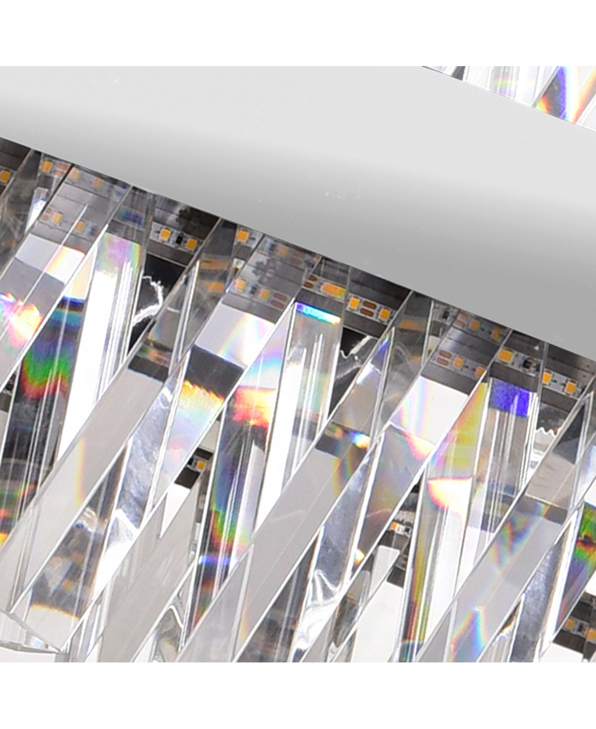 Cwi Lighting Glace Led Chandelier In Chrome