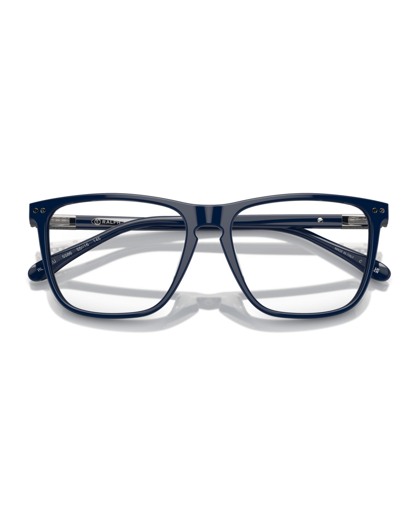 Мужские очки Ralph Lauren Man Square Plastic RL6242U Eyeglasses, цвет: Синий — фото 3