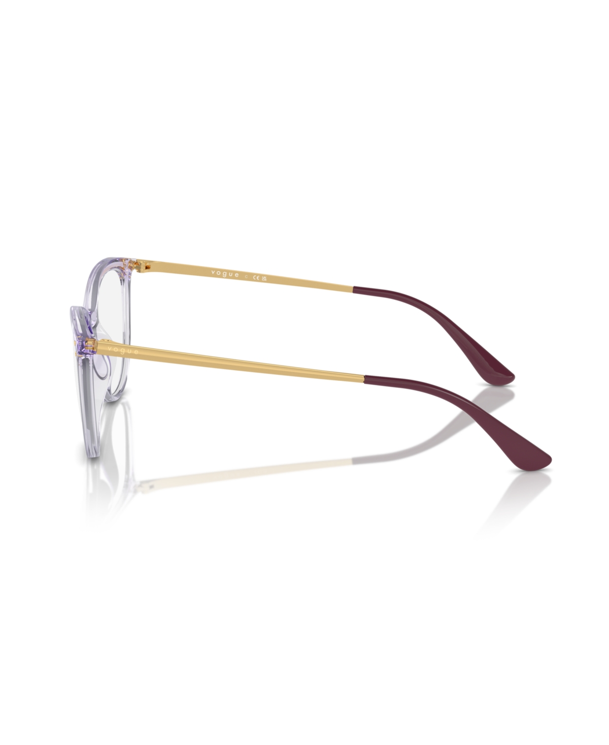 Vogue Eyewear Women's Cat Eye Eyeglasses, VO527653-o - Top