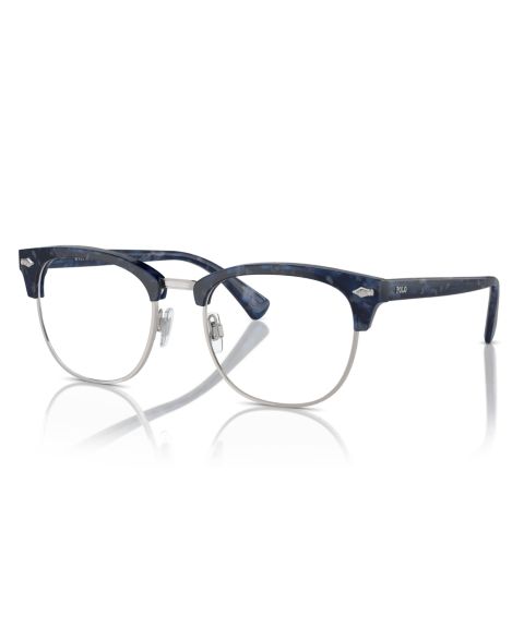 Мужские очки Polo Ralph Lauren Man Square Plastic PH2277 Eyeglasses, цвет: Блестящий синий гавана