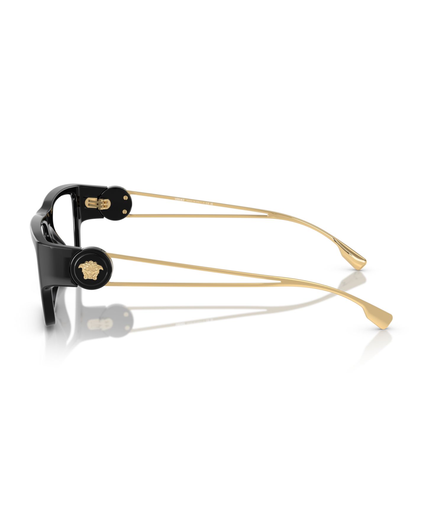 Мужские очки Versace Man Rectangle Plastic VE3359 Eyeglasses, цвет: Чёрный — фото 8