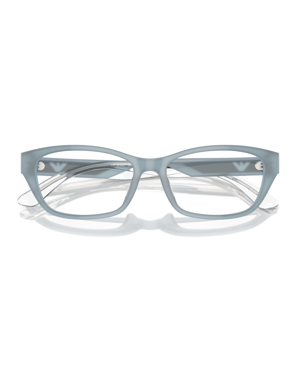 Shop Emporio Armani Women's Eyeglasses, A3238u In Shiny Opaline Tundra