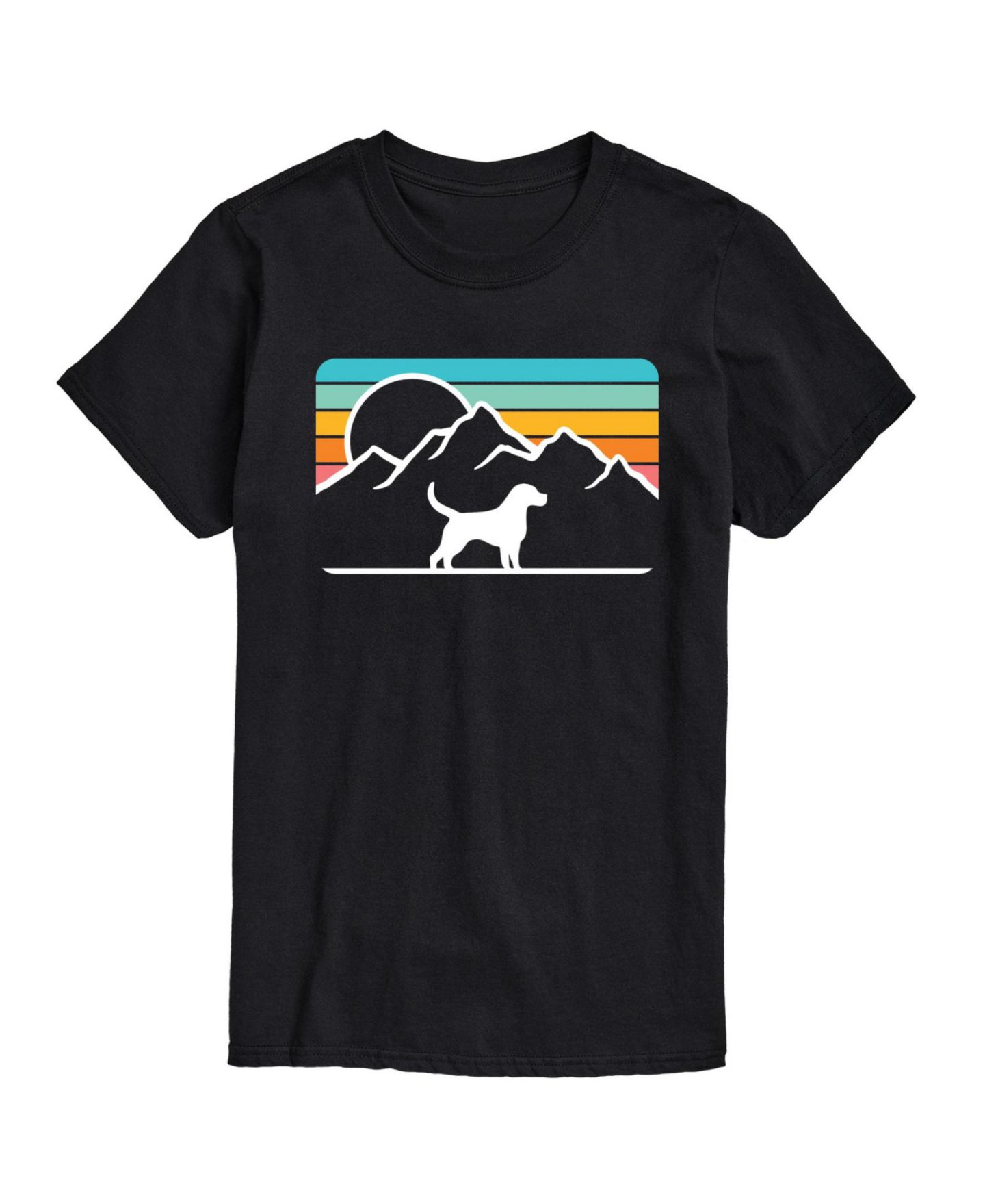 Мужская футболка AIRWAVES Hybrid Apparel Mountain Dog Short Sleeve, цвет: Чёрный — фото 1