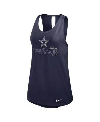 Women's Navy Dallas Cowboys Plus Size Performance Tank Top