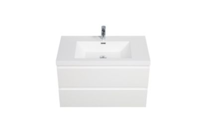 Floating Vanity with Premium Resin Sink 36"