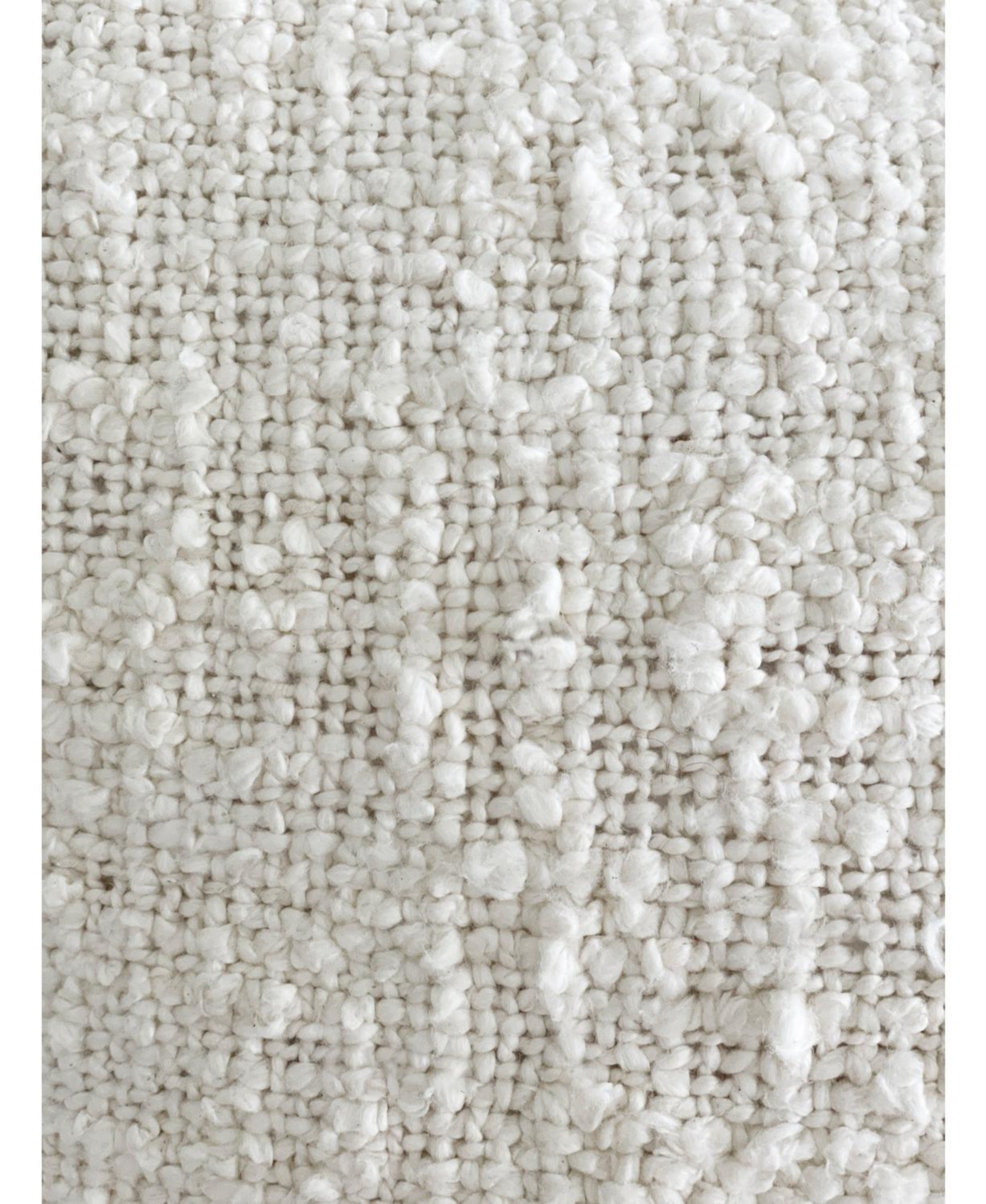 Anaya Home CottonBoucle Dutch Euro Pillow - White